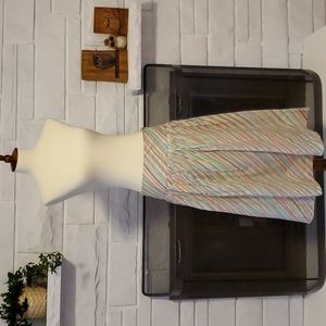 Dkny all cotton midi skirt